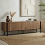 Nordure Nexus Soporte para TV en Roble Kafkas y Negro